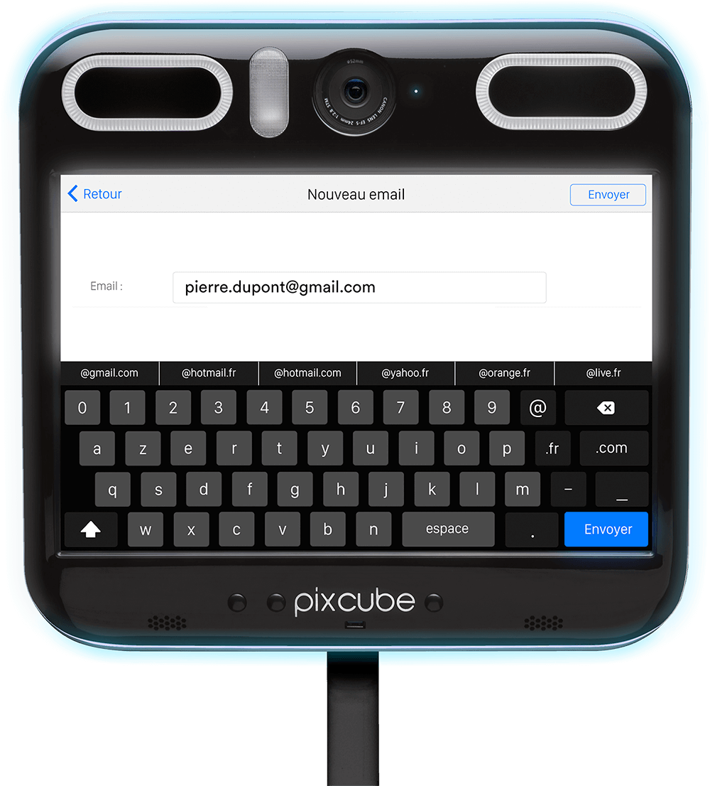 Envoyer des mails sur Pixcube
